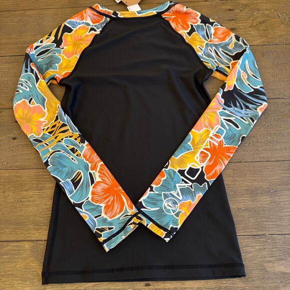 Volcom Women's Size XS Take It Easy Long Sleeve Floral Rash Guard 50 UPF NWT - Picture 3 of 9